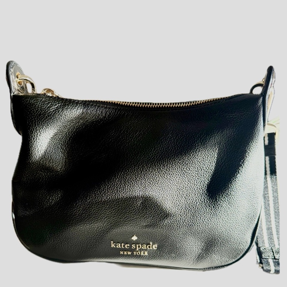 Kate Spade Black Leather Rosie Small Crossbody